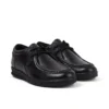 Chaussures en cuir Troiko Wall pour homme jeune, noir