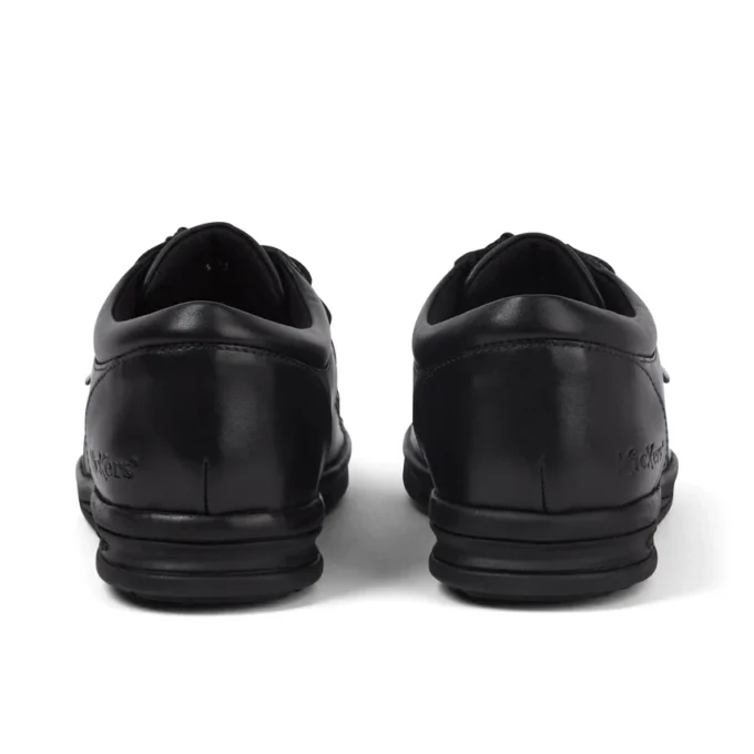Chaussures en cuir Troiko Wall pour homme jeune, noir