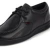 Chaussures en cuir Troiko Wall pour homme jeune, noir