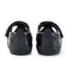 Chaussures Kariko à bride en T en cuir verni noir pour filles