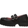 Chaussures Kenzi MJ en cuir noir pour filles