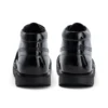 Chaussures Kick Hi en cuir et vernis noir pour jeunes filles