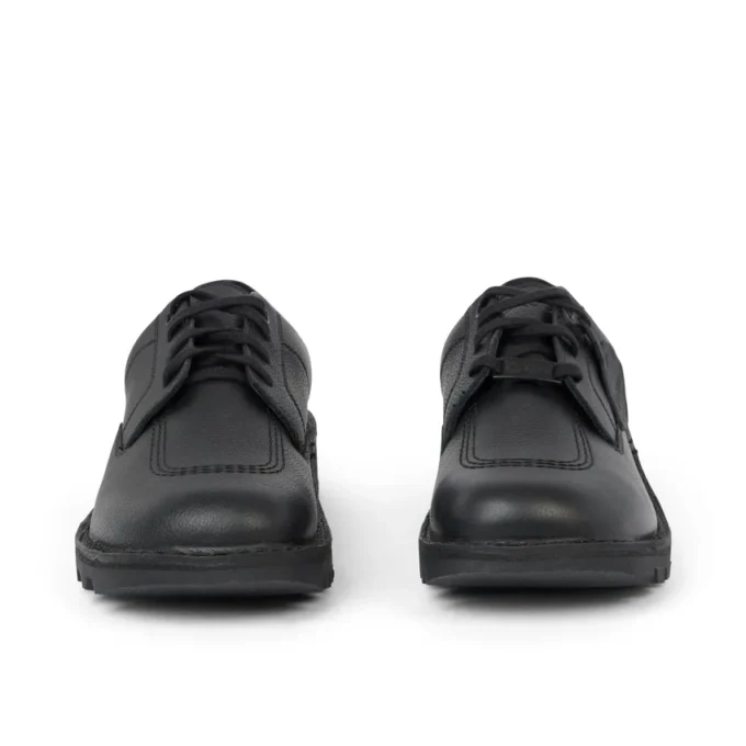 Chaussures Kick Shoe Tumble en cuir noir, unisexe adulte Chaussures Kick Shoe Tumble en cuir noir, unisexe adulte