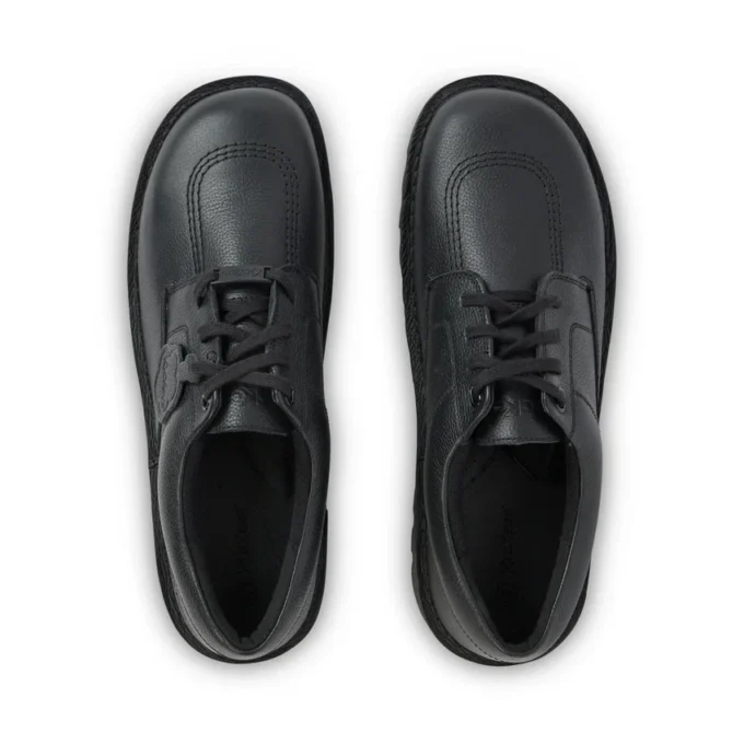 Chaussures Kick Shoe Tumble en cuir noir, unisexe adulte Chaussures Kick Shoe Tumble en cuir noir, unisexe adulte