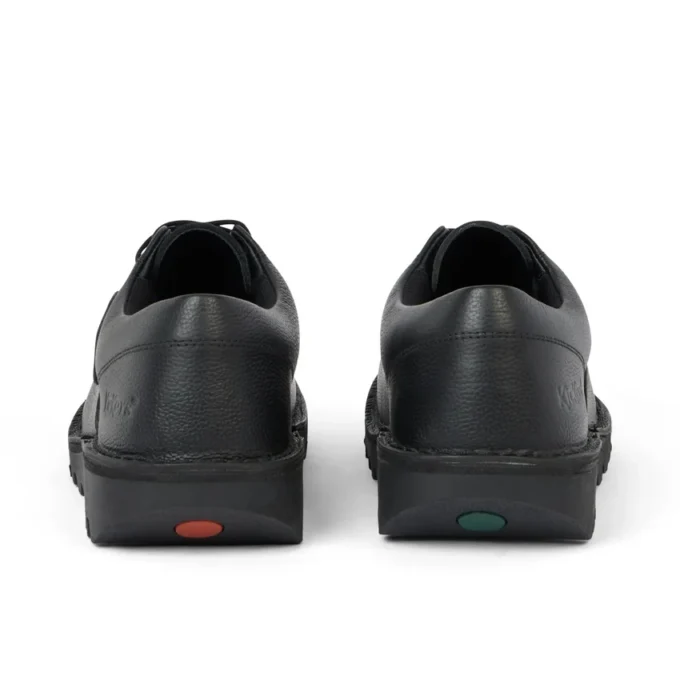 Chaussures Kick Shoe Tumble en cuir noir, unisexe adulte Chaussures Kick Shoe Tumble en cuir noir, unisexe adulte