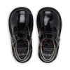 Chaussures Kick T-Bar en cuir verni noir pour bébés filles
