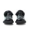 Chaussures Kick T-Bar en cuir verni noir pour jeunes filles