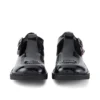 Chaussures Kick T-Bar en cuir verni noir pour jeunes filles