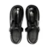 Chaussures Kick T-Bar en cuir verni noir pour jeunes filles