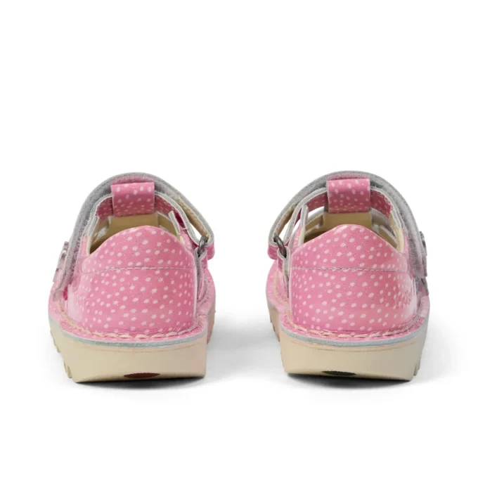 Chaussures Kick T-Bar Fruit en cuir verni rose pour bébé unisexe Chaussures Kick T-Bar Fruit en cuir verni rose pour bébé unisexe