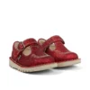 Chaussures Kick T-Bar Glitter unisexes pour bébés, rouge Chaussures Kick T-Bar Glitter unisexes pour bébés, rouge