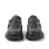 Chaussures Kick T-Bar Goldie unisexes pour adultes, noires