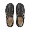 Chaussures Kick T-Bar Goldie unisexes pour adultes, noires