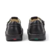 Chaussures Kick T-Bar Goldie unisexes pour adultes, noires