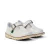 Chaussures Kick T-Bar pour bébé fille, blanches