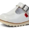Chaussures Kick T-Bar pour bébé fille, blanches