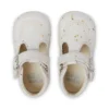 Chaussures Kick T pailletées unisexe pour bébé, blanches