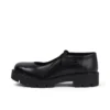 Chaussures Kori MJ à lacets en cuir noir pour femmes Chaussures Kori MJ à lacets en cuir noir pour femmes
