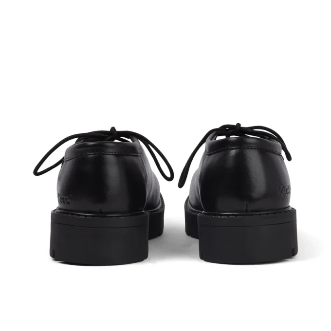 Chaussures Kori MJ à lacets en cuir noir pour femmes Chaussures Kori MJ à lacets en cuir noir pour femmes