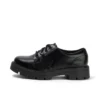 Chaussures à lacets Kori pour femme adulte, cuir brillant, noir Chaussures à lacets Kori pour femme adulte, cuir brillant, noir
