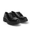 Chaussures à lacets Kori pour femme adulte, cuir brillant, noir Chaussures à lacets Kori pour femme adulte, cuir brillant, noir