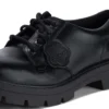 Chaussures à lacets Kori pour femme adulte, cuir brillant, noir Chaussures à lacets Kori pour femme adulte, cuir brillant, noir