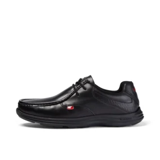Chaussures à lacets Reasan en cuir noir pour homme