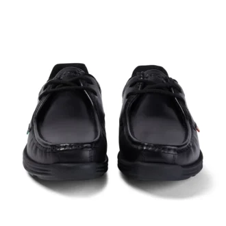 Chaussures à lacets Reasan en cuir noir pour homme