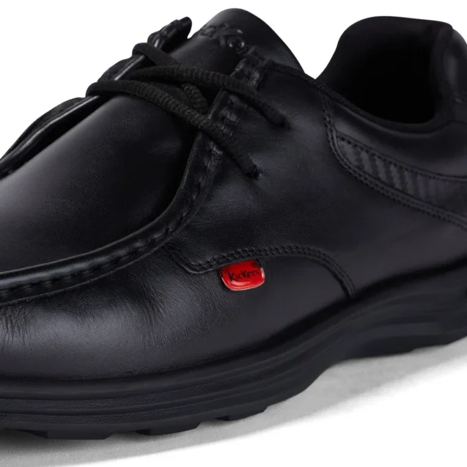 Chaussures à lacets Reasan en cuir noir pour homme Chaussures à lacets Reasan en cuir noir pour homme