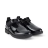Chaussures Lachly T-Bar en cuir verni noir pour petites filles