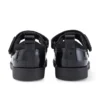 Chaussures Lachly T-Bar en cuir verni noir pour petites filles