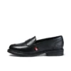 Chaussures pour femmes adultes Lach Slip en cuir noir Chaussures pour femmes adultes Lach Slip en cuir noir