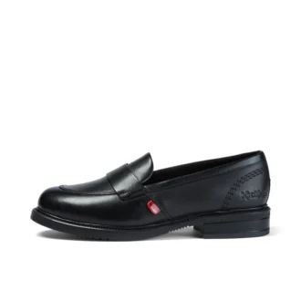 Chaussures pour femmes adultes Lach Slip en cuir noir