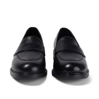 Chaussures pour femmes adultes Lach Slip en cuir noir