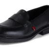Chaussures pour femmes adultes Lach Slip en cuir noir Chaussures pour femmes adultes Lach Slip en cuir noir