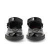Chaussures pour petites filles Lachly Star MJ en cuir verni noir