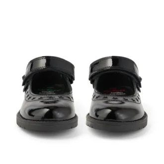 Chaussures pour petites filles Lachly Star MJ en cuir verni noir