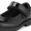 Chaussures pour petites filles Lachly Star MJ en cuir verni noir