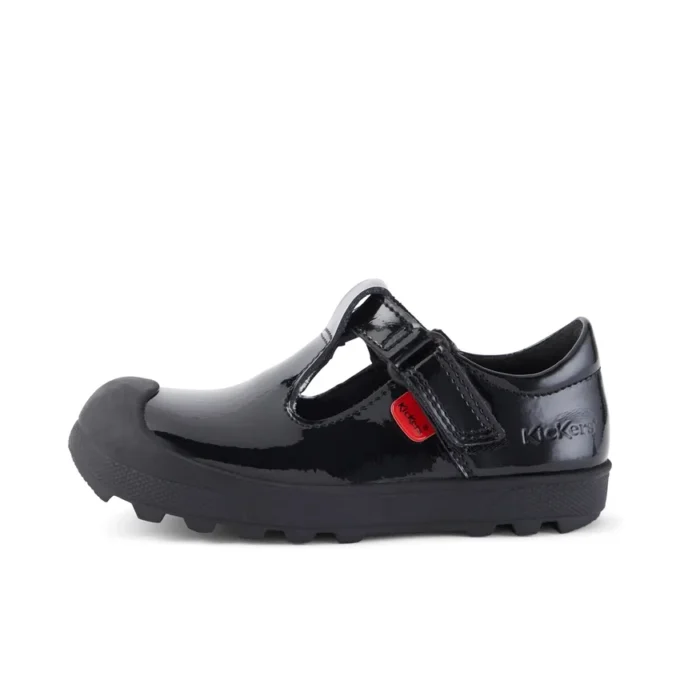 Chaussures pour petites filles Plunk Mj en cuir verni noir Chaussures pour petites filles Plunk Mj en cuir verni noir
