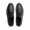 Chaussures Reasan Moc en cuir noir pour homme Chaussures Reasan Moc en cuir noir pour homme