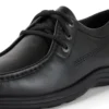 Chaussures Reasan Moc en cuir noir pour homme Chaussures Reasan Moc en cuir noir pour homme