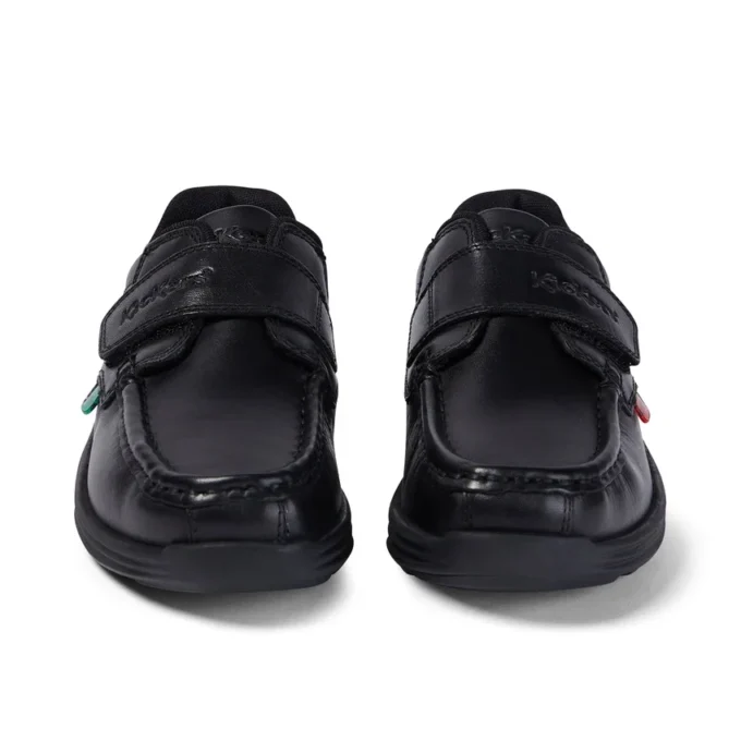 Chaussures Reasan Strap en cuir noir pour garçons