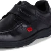 Chaussures Reasan Strap en cuir noir pour garçons