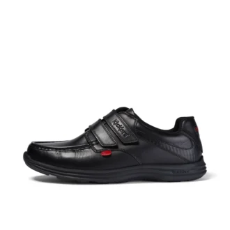 Chaussures Reasan Strap en cuir noir pour homme