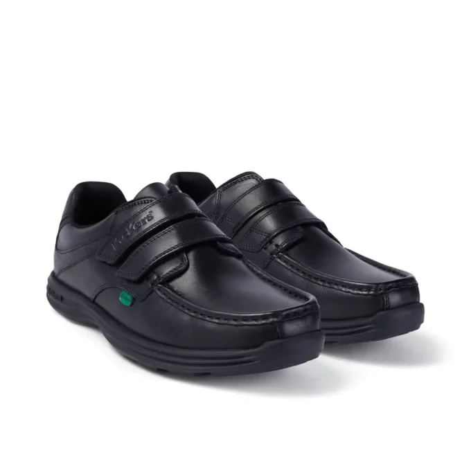 Chaussures Reasan Strap en cuir noir pour homme Chaussures Reasan Strap en cuir noir pour homme