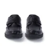 Chaussures Reasan Strap en cuir noir pour jeunes hommes Chaussures Reasan Strap en cuir noir pour jeunes hommes