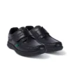 Chaussures Reasan Strap en cuir noir pour jeunes hommes Chaussures Reasan Strap en cuir noir pour jeunes hommes