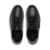 Chaussures Reasan Strap en cuir noir pour jeunes hommes Chaussures Reasan Strap en cuir noir pour jeunes hommes