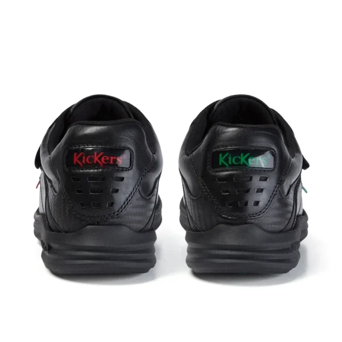 Chaussures Reasan Strap en cuir noir pour jeunes hommes Chaussures Reasan Strap en cuir noir pour jeunes hommes