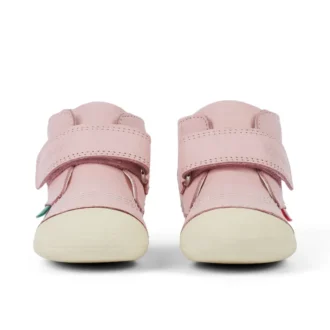 Chaussures Softer Hi Baby en cuir rose pâle unisexe